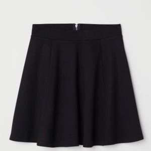 Black skater skirt